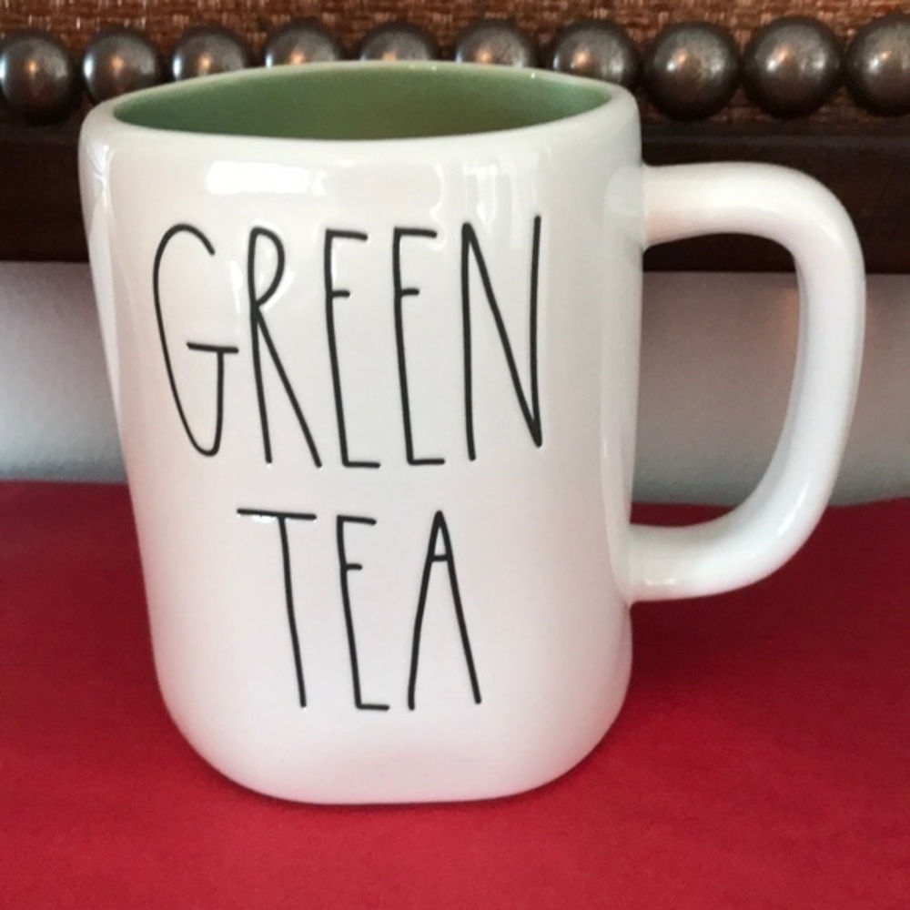 Rae Dunn - 3/$48 - ‘Green Tea’ mug. Green inside. NWT